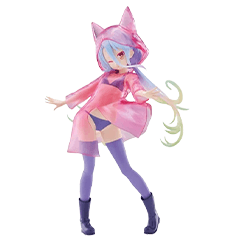 ノーゲーム・ノーライフ ESPRESTO-Glittery raincoat-白