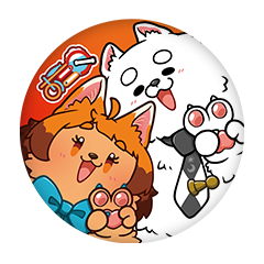 おこ夕 缶バッジ57mm