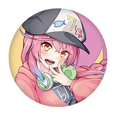 なりす 缶バッジ57mm