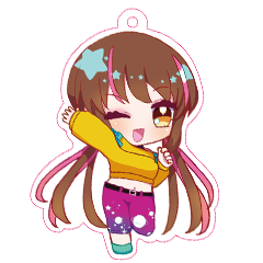 アサツキ サキ アクリルキーホルダー