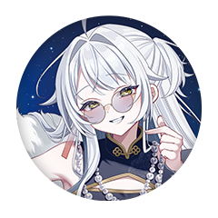 可惜夜ねうる 缶バッジ57mm