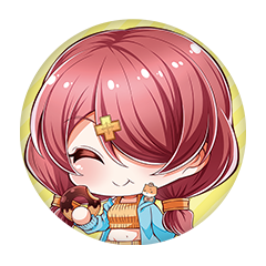 玖律㮈和夏 缶バッジ57mm