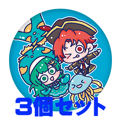 【3個セット】かいみんちゃんねる！ 缶バッジ57mm