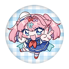 みみせにゃお 缶バッジ57mm