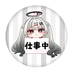 灰棘らるむ 缶バッジ57mm
