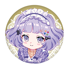 望兎おもち 缶バッジ57mm
