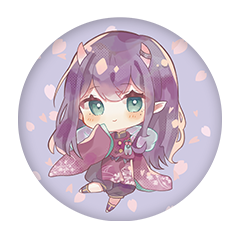 花宵凛桜 缶バッジ57mm