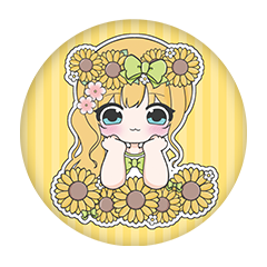 花凪まな 缶バッジ57mm