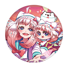 穂海ほのほの 缶バッジ57mm
