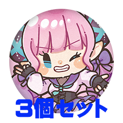 【3個セット】淫魔のピッピ 缶バッジ57mm