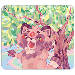詰草マカロル マウスパッド