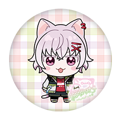 猫坂りお 缶バッジ57mm