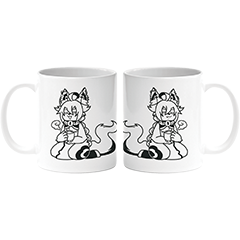 蚕鵺いづく マグカップ