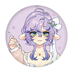 ひつじのもこ 缶バッジ57mm