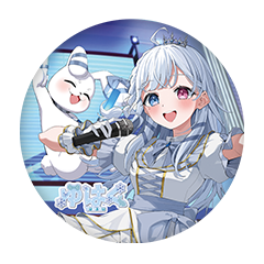 ゆはく 缶バッジ57mm